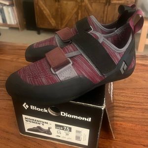 Black Diamond Momentum Womens 7.5 Color Merlot (worn once inside)